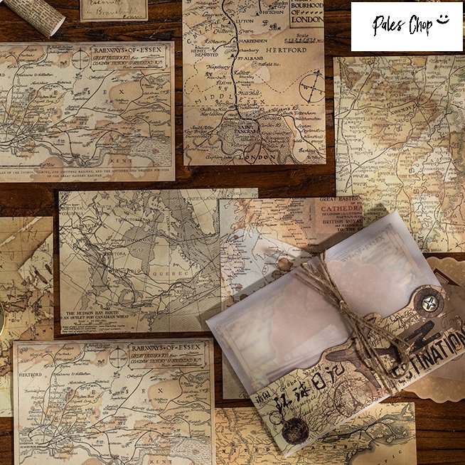 【5パターン新入荷！】RETROmaterial(k57)40枚入 素材紙 素材 セット レターセット ヴィンテージ レト..