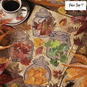 Fallenleavescollection シール (s52)40枚入 ステッカー フレークシール PET クリア 透明 落ち葉 落葉 枯れ葉 紅葉 モミジ銀杏 イチョウ 四季 秋 きれい リアル ドライフラワー 手帳 デコ コラージュ アレンジ スマホ ジャンクジャーナル DIY おしゃれ 珍しい(3)