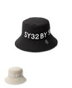 ナイロンハット 撥水 ユニセックス◆SYG N/C LOGO HAT◆SY32 by SWEET YEARS GOLF[SYG-23S105]