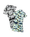 グラフィカル モックネックワンピース 吸水速乾◆HALF SLEEVE GRAPHIC ONE PIECE|WOMEN'S◆SY32 by SWEET YEAR...