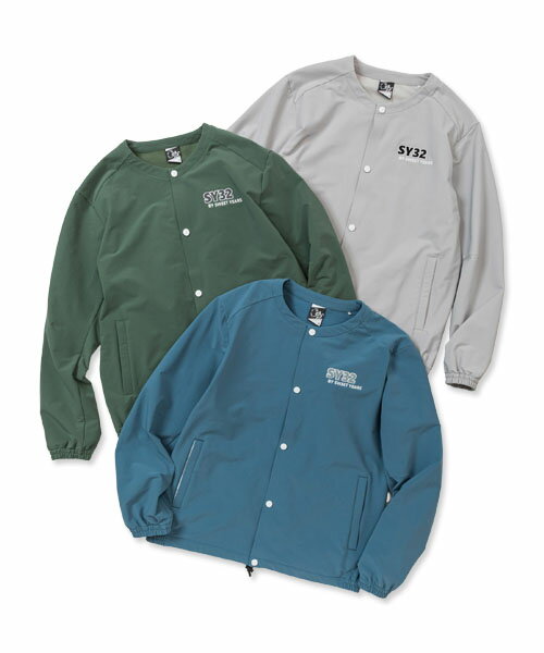 ノーカラージャケット ストームフリース SY32ゴルフ 男性◆NON COLLAR STORM FLEECE JK｜MEN'S◆SY32 by SWEET YEARS GOLF[SYG-23A32]