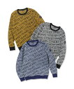 クルーネックニット SY32ゴルフ 男性◆SYG LOGO SWEATER｜MEN'S◆SY32 by SWEET YEARS GOLF[SYG-23A37] 1