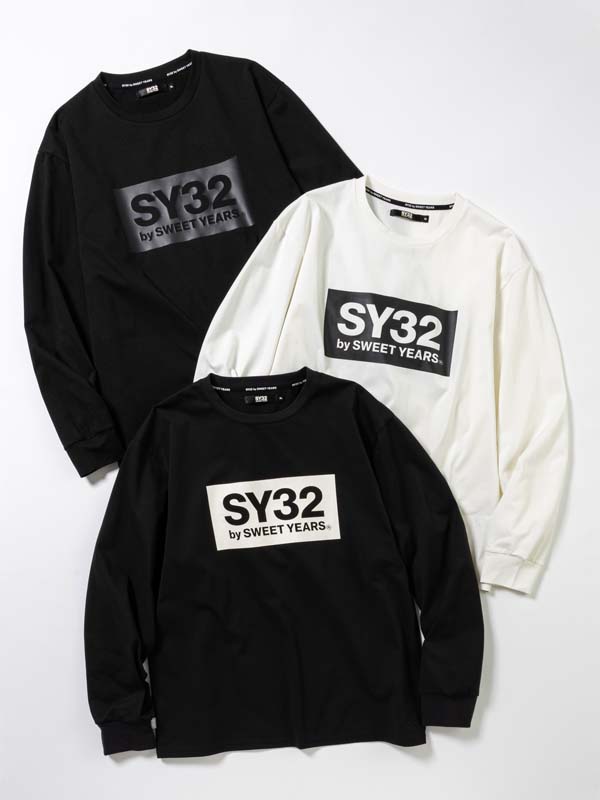 樂天商城 - ボックスロゴ ロングスリーブTシャツ◆BOX LOGO L/S TEE◆SY32 by SWEET YEARS エスワイサーティトゥバイスウィートイヤーズ [32-26SN1-18]