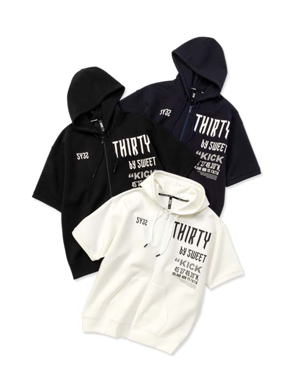 樂天商城 - アクティブ ジップアップフーディー◆ACTIVE S/S ZIP HOODIE◆SY32 by SWEET YEARS エスワイサーティトゥバイスウィートイヤーズ [32-26SN1-29]