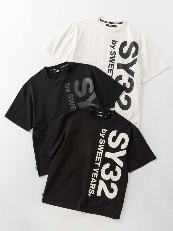 樂天商城 - バーティカルロゴ Tシャツ◆VERTICAL LOGO TEE◆SY32 by SWEET YEARS エスワイサーティトゥバイスウィートイヤーズ [32-26SN1-40]