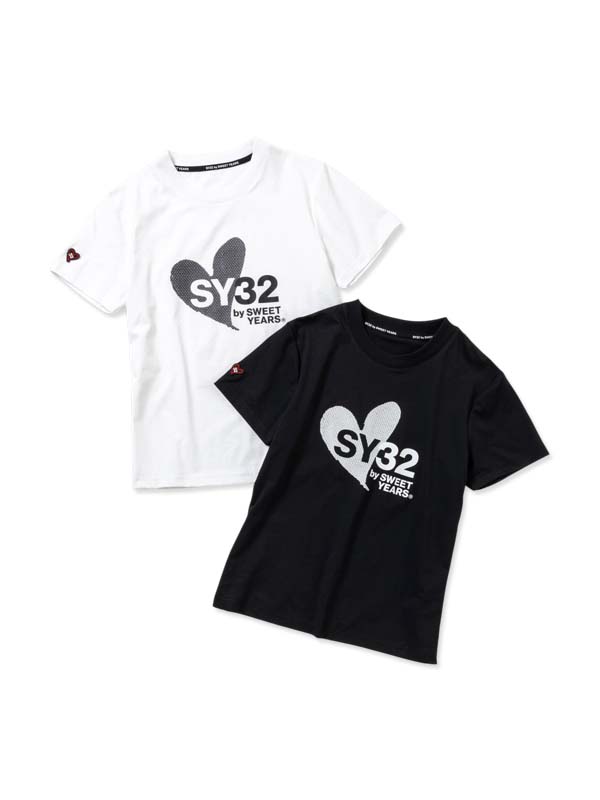 樂天商城 - ハートミックスロゴTシャツ◆HEART MIX LOGO TEE◆SY32 by SWEET YEARS エスワイサーティトゥバイスウィートイヤーズ [32-26SN8-04]