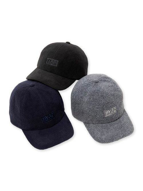 樂天商城 - 【8800→70%OFF】キャップ 帽子 フリース 6パネル ◆FLEECE BOX LOGO CAP◆ SY32 by SWEET YEARS エスワイサーティトゥバイスウィートイヤーズ [11551]
