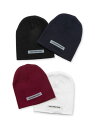 【楽天スーパーSALE対象】ニットキャップ ニット帽 ビーニー 防寒 ◆SILICON LOGO KNIT BEANIE◆ SY32 by SWEET YEAR...