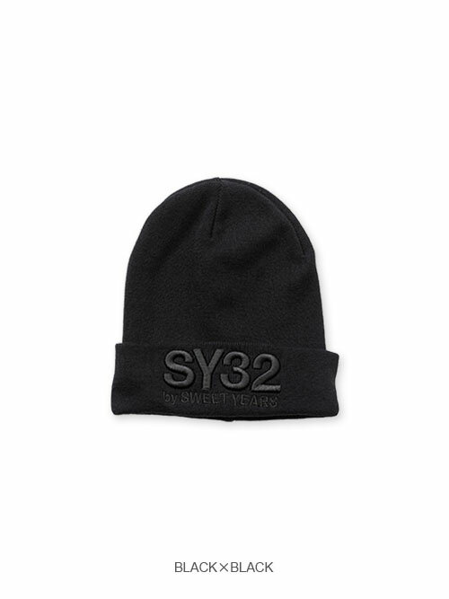 【7700→30%OFF】ニットキャップ ニット帽 帽子 吸汗速乾性 3Dロゴ S/M/L/XL/XXL LL/3L ◆COOL MAX 3D LOGO KNIT CAP◆ SY32 by SWEET YEARS エスワイサーティトゥバイスウィートイヤーズ [13091] 3