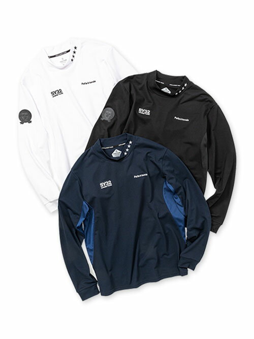 樂天商城 - 【30％OFF】Tシャツ 長袖Tシャツ ロングスリーブ モックネック ポリエステル S/M/L/XL/XXL LL/3L ◆MOCK NECK L/S TEE◆ SY32 by SWEET YEARS エスワイサーティトゥバイスウィートイヤーズ [13205]