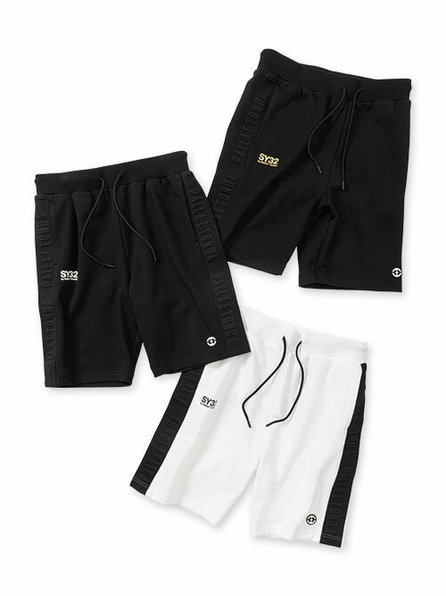 パンツ ハーフパンツ ショートパンツ スウェットパンツ エンボスロゴ 裏毛素材 S/M/L/XL/XXL LL/3L ◆SWEAT SHORT PANTS◆ SY32 by SWEET YEARS エスワイサーティトゥバイスウィートイヤーズ [13412]