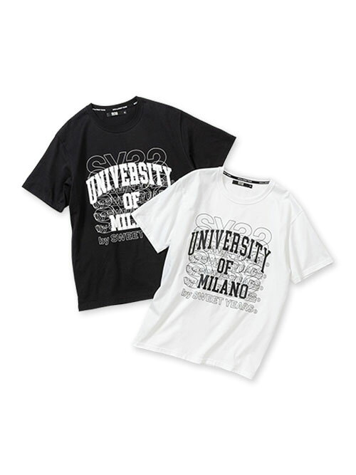 樂天商城 - 【50％OFF】Tシャツ 半袖Tシャツ 半袖 ロゴTシャツ カレッジロゴ S/M/L/XL/XXL LL/3L ◆COLLEGE MIX LOGO TEE◆ SY32 by SWEET YEARS エスワイサーティトゥバイスウィートイヤーズ [13432J]