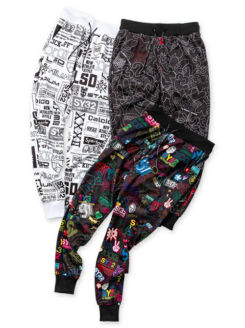 Rakuten - 【17,600円→50%OFF】スウェットパンツ 総柄グラフィック◆PE PRINT SWEAT PANTS◆SY32 by SWEET YEARS エスワイサーティトゥバイスウィートイヤーズ [13491]