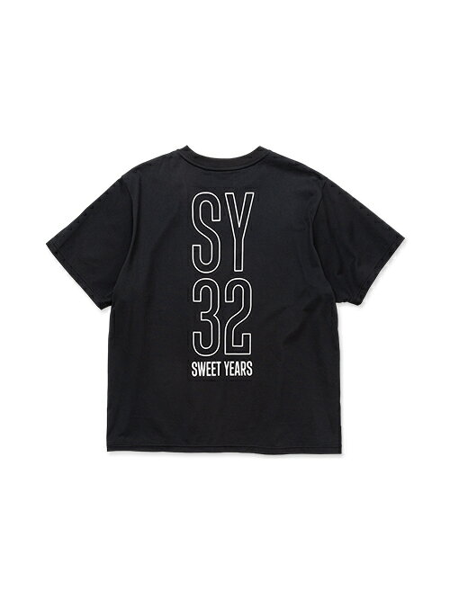 【楽天スーパーSALE対象】ベーシック バックプリント ロゴ Tシャツ◆BASIC LINE LOGO BACKPRINT TEE◆SY32 by SWEET YEARS エスワイサーティトゥバイスウィートイヤーズ [14134] 2