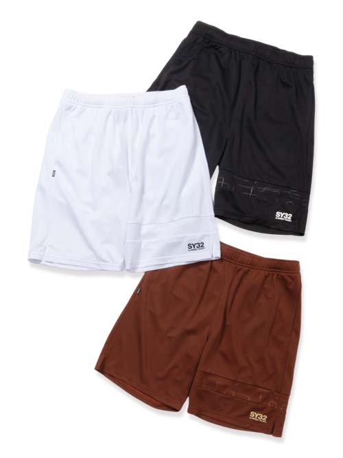 ジオメトリー ショートパンツ◆EMBOSS GEOMETRY SHORT PANTS◆SY32 by SWEET YEARS エスワイサーティトゥバイスウィートイヤーズ 