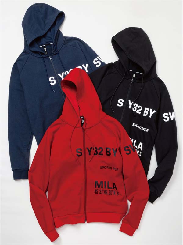 【楽天スーパーSALE対象】ジップフーディー スウェット ヘヴィーウエイト◆SEPARATE GRAPHIC ZIP HOODIE◆SY32 by SWEET YEARS エスワイサーティトゥバイスウィートイヤーズ [14903]