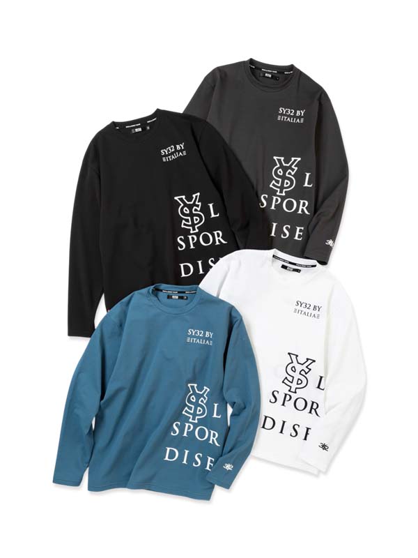 樂天商城 - 【11,000円→30%OFF】グラフィック ロングスリーブTシャツ◆UNEVEN SEPARATE GRAPHIC L/S TEE◆SY32 by SWEET YEARS エスワイサーティトゥバイスウィートイヤーズ [15025]
