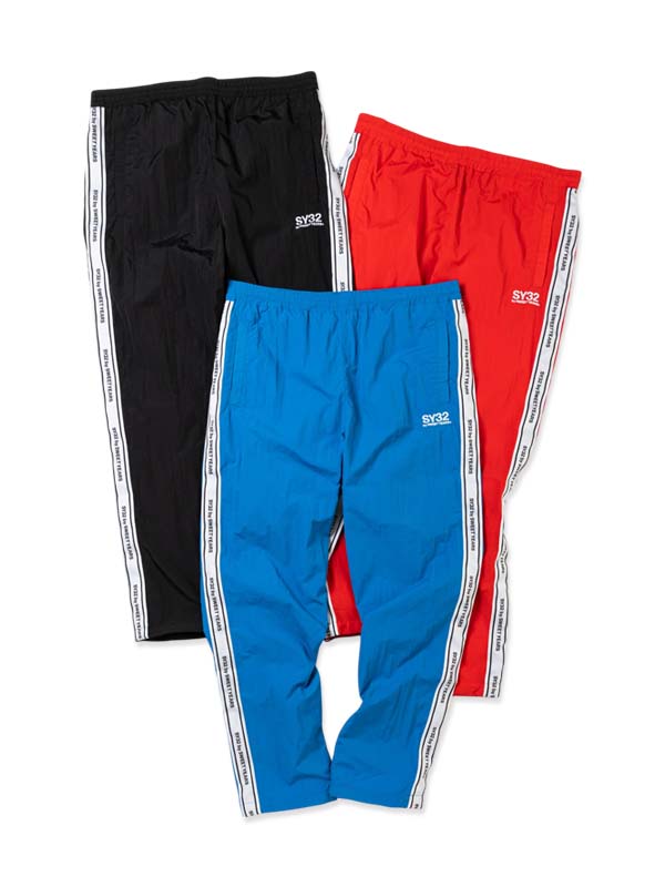 樂天商城 - 【30％OFF】テープデザイン ナイロンパンツ◆TAPE DESIGN NYLON PANTS◆SY32 by SWEET YEARS エスワイサーティトゥバイスウィートイヤーズ [15081RG]
