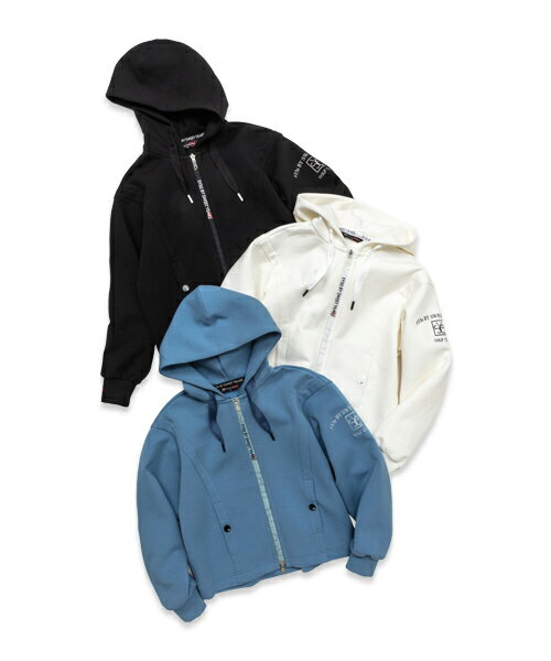 【24200→30％OFF】ダンボールニットフルジップパーカー SY32 女性◆DOUBLE KNIT SWEAT JACKET｜WOMEN'S◆..