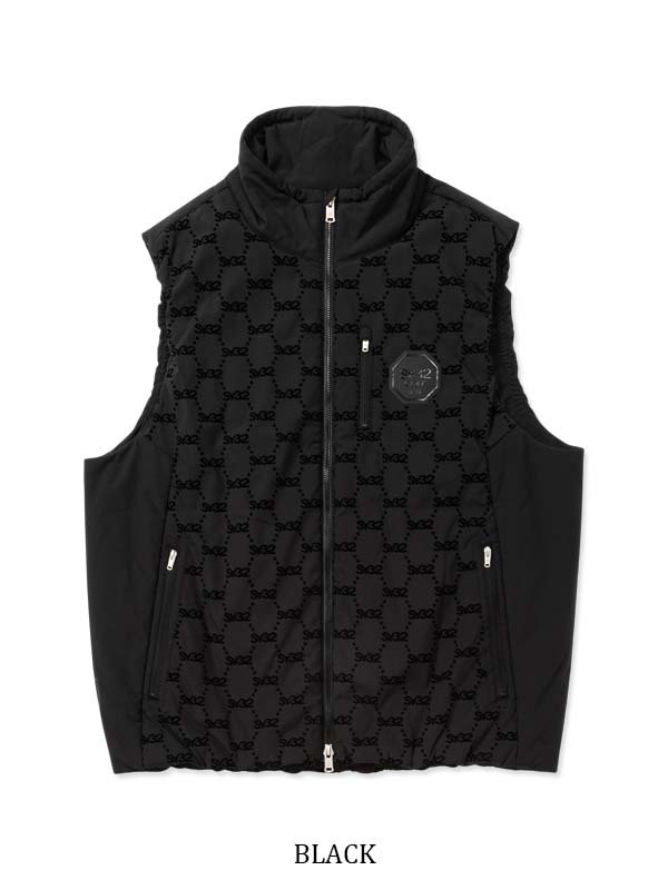 フロッキーウーブンベスト◆FLOCKY WOVEN STRECH VEST◆SY32 by SWEET YEARS GOLF[SYG-25A1-39]