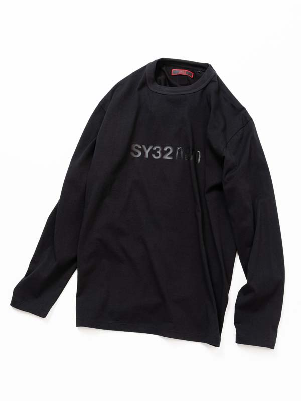 NERO ナイロン ロングスリーブ Tシャツ◆PLATING REAMIDE LONG T◆SY32 by SWEET YEARS エスワイサーティトゥバイスウィートイヤーズ 
