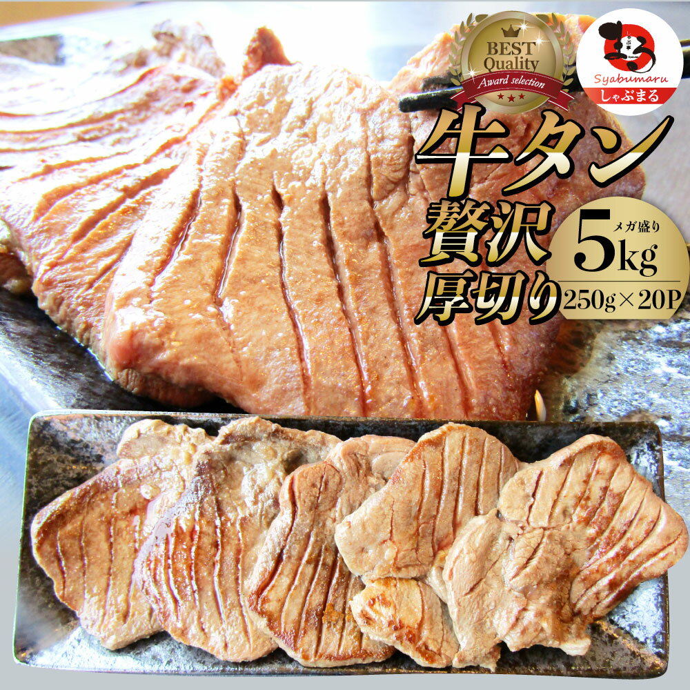 肉 母の日 父の日 新生活 ギフト 食品 お祝い 牛肉 牛タン 焼肉 5kg (250g×20P)厚切り 約40人前 食品 贈答 お祝い 御祝 内祝い ランキ..