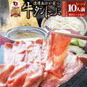 牛タン タンしゃぶ セット 10人前 凍眠 テクニカン しゃぶしゃぶ 出汁が薫る牛タンしゃぶしゃぶ 讃岐うどん付き お取り寄せグルメ 肉 お歳暮 クリスマス ギ...