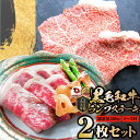 牛肉 黒毛和牛 ステーキ セット ランプ 2枚セット 《総重量260g／130g×2枚》肉 母の日 父の日 新生活 ギフト 食品 お祝いプレゼント 赤身 お得 お試し 国産 希少 ランプステーキ 通販 グルメ 誕生日