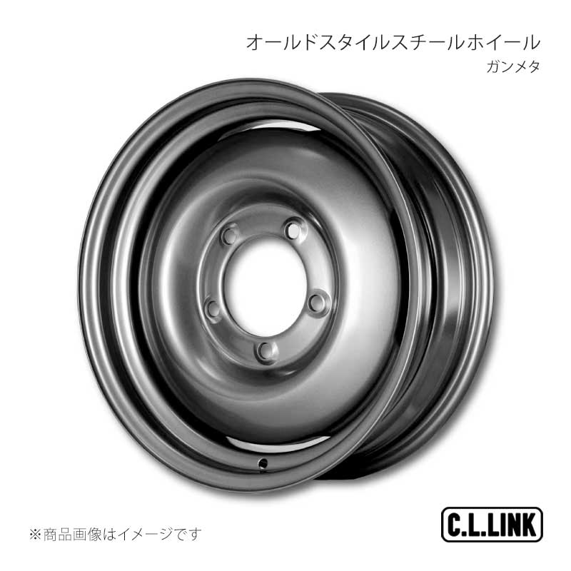CL20 オールドスタイルスチールホイール 16×5.5J +20 139.7 5H ガンメタ ジムニー C.L.LINK/シーエルリンク 品番:CL20Wheels 1655GM