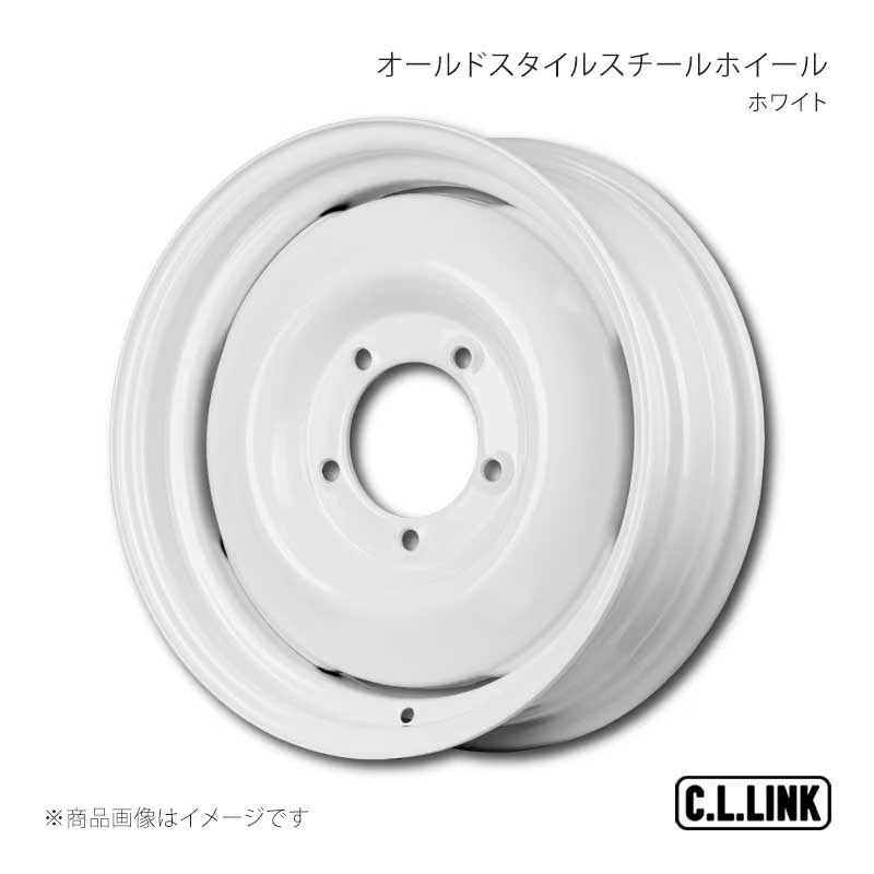 CL20 オールドスタイルスチールホイール 16×5.5J +20 139.7 5H ホワイト ジムニー C.L.LINK/シーエルリンク 品番:CL20Wheels 1655W