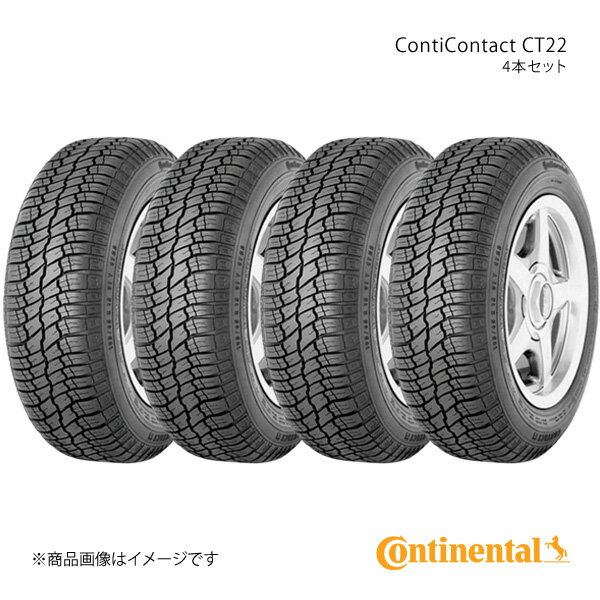 DUNLOP - ContiContact CT22 165/80R15 87T タイヤ 4本セット Continental コンチネンタル No.0358140×4