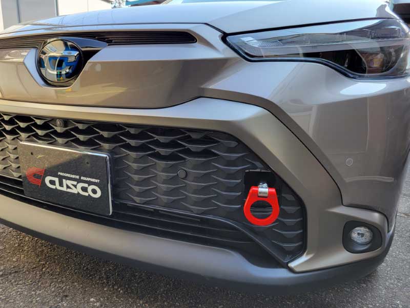 CUSCO クスコ 可倒式牽引フック フロント用 カローラクロス ZSG10/ZVG11/ZVG15 1C7-017-F