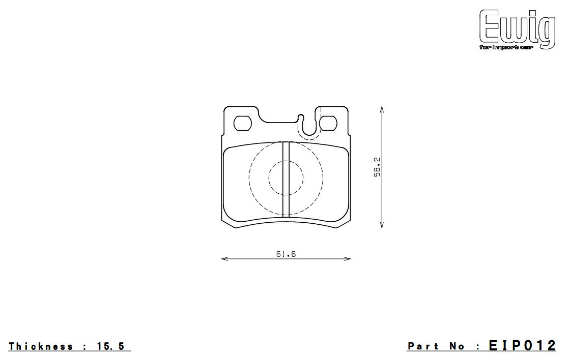 ENDLESS エンドレス ブレーキパッド SSM PLUS リア Mercedes Benz E 300TD ステーションワゴン EIP012MP