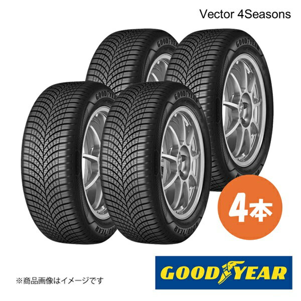 新車装着タイヤ PEUGEOT 2008 前後共通 4本 195/60R16 89H Vector 4Seasons GOODYEAR グッドイヤー 562..