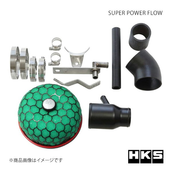 スーパーパワーフロー SUZUKI パレットSW MK21S エンジン:K6A(TURBO) Φ150-60/Green HKS/エッチ・ケー・エス 品番:70019-AS109
