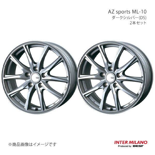 【18インチ 5H 114.3 7.5J +48】CX-30 DM系 2019/10〜 ホイール2本セット CLAIRE GZ10 グロスブラック INTER MILANO インターミラノ