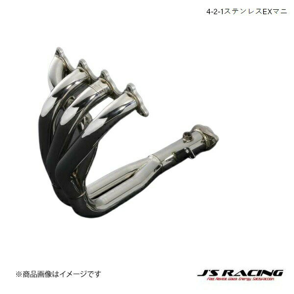 J'S RACING/ジェイズレーシング 4-2-1 ステンレスEXマニ シビック EK EK9 EX-MANI エキゾーストマニホールド XA-H5