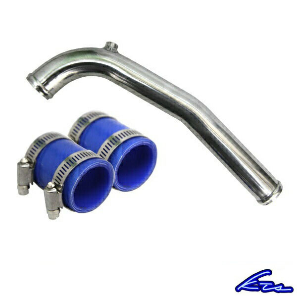 アルミラジエーターアッパーホース マーク2/チェイサー/クレスタ JZX100 1/8PT水温センサー穴付 KTS/ケーティーエス