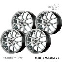 【18インチ 5H114.3 8.0J +42】アルミホイール4本セット RC 10系 MID EXCLUSIVE/027F 3Dブラッシュド(2)