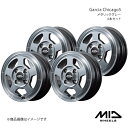 【15インチ 4H100 4.5J +45】アルミホイール4本セット アトレーワゴン S300系 MID WHEELS/Garcia Chicago5 メタリッ...