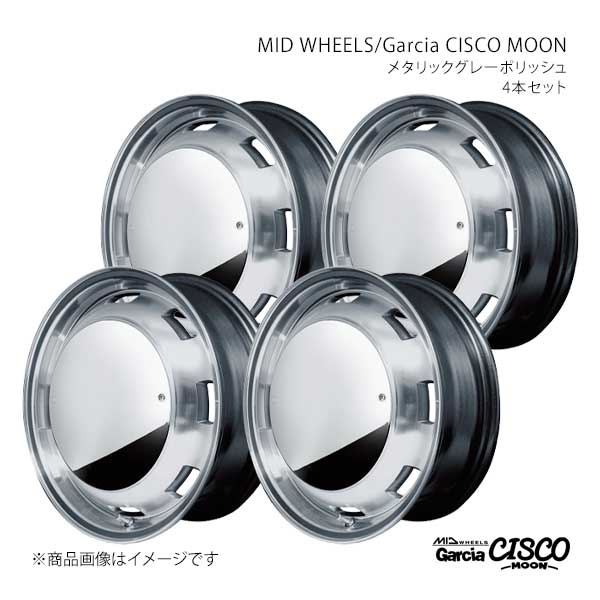 【15インチ 4H100 4.5J +45】アルミホイール4本セット ソニカ L405S/L415S MID WHEELS/Garcia CISCO MOON MGP Y26C54543345MG10×4
