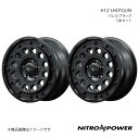 【16インチ 5H114.3 7.0J +40】アルミホイール2本セット アウトランダーPHEV GG系 NITRO POWER/H12 SHOTGUN バレルブラック(2)