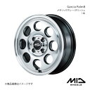 【15インチ 4H100 4.5J +45】アルミホイール1本 アトレーワゴン S300系 MID WHEELS/Garcia Palm8 メタリックグレー/ポ...