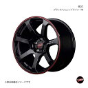 【18インチ 5H114.3 8J +45】アルミホイール4本セット シーマ 51系 RMP RACING/R07 ブラック/リムレッドライン(2)