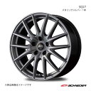 【13インチ 4H100 4B +43】アルミホイール1本 アルト/アルトバン 36系 SCHNEIDER/SQ27 メタリックシルバー(2)