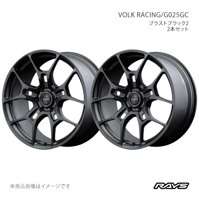 樂天商城 - 【22インチ 6H139.7 10J +55】アルミホイール2本セット ボルクレーシング G025GC BT RAYS/レイズ 品番:06872105514BT×2