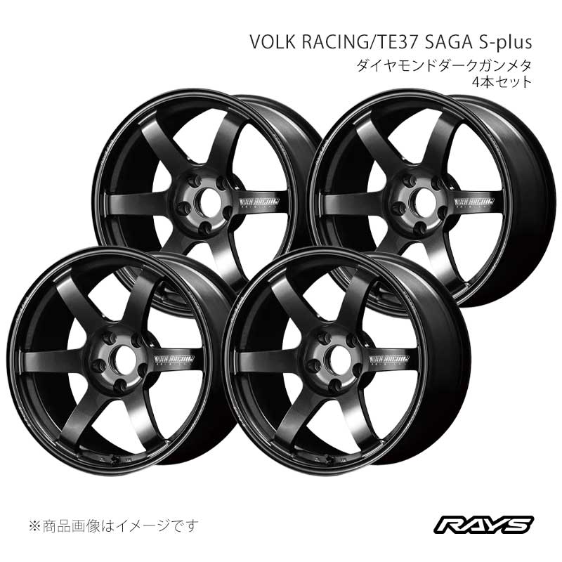 【19インチ 5H114.3 10J +30】アルミホイール4本セット ボルクレーシング TE37 サーガSプラス MM RAYS/レイズ 品番:06449103095MM×4