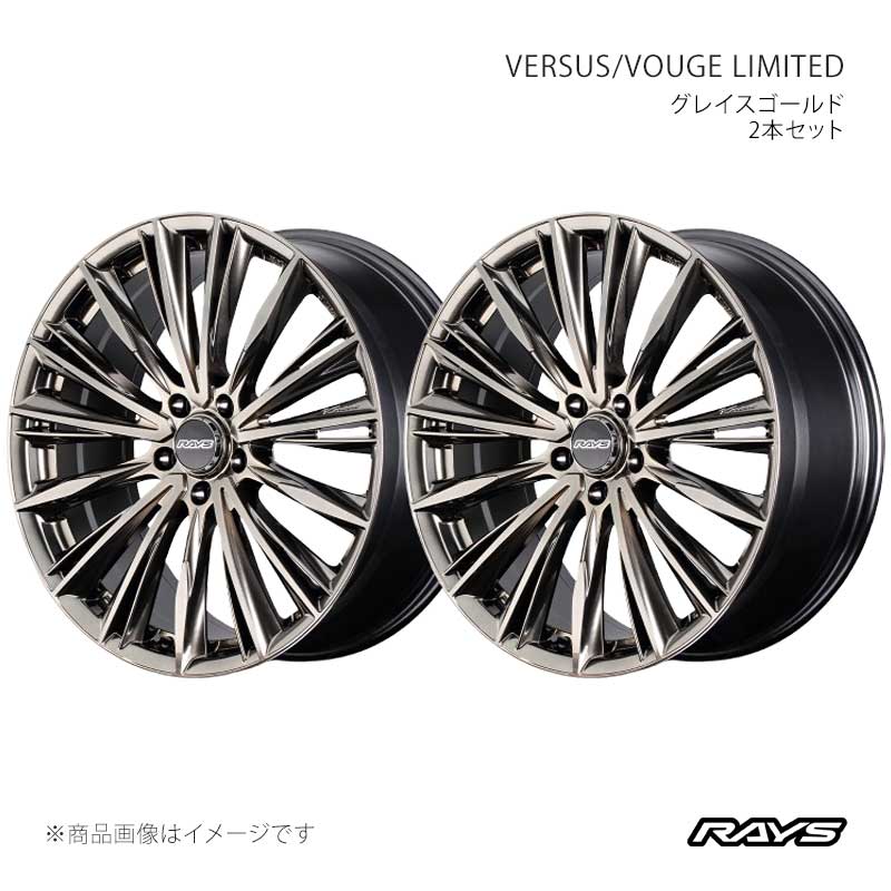 【20インチ 5H112 8.5J +45】アルミホイール2本セット ベルサス ヴォウジェリミテッド GG RAYS/レイズ 品番:12310854520GG×2