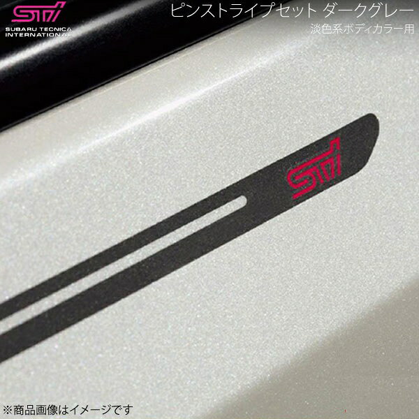 ピンストライプセット ダークグレー 淡色系ボディカラー用 BRZ ZC アプライド:A/B/C/D/E/F/G/H STI エスティーアイ ST91042ST010