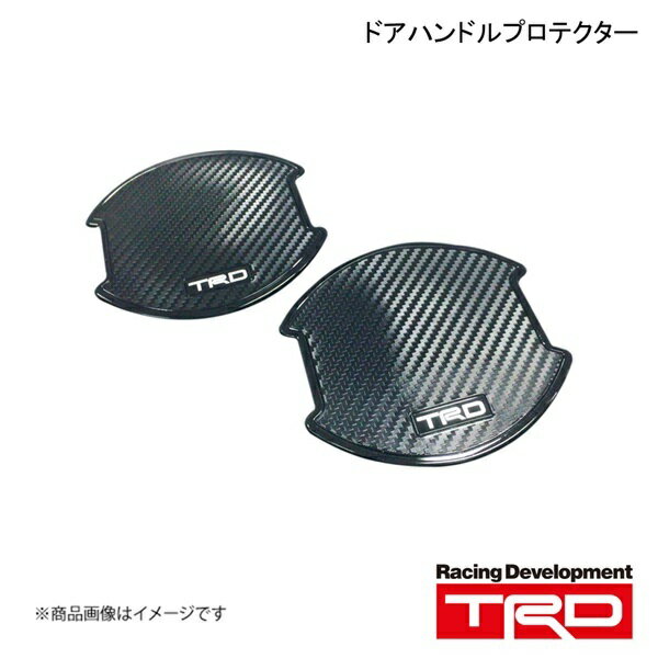 ドアハンドルプロテクター 小 ブラック カムリ 7#系 1セット2枚入 TRD ティーアールディー MS010-00023